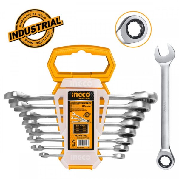 ΓΕΡΜΑΝΟΠΟΛΥΓΩΝΑ ΚΑΣΤΑΝΙΑΣ ΣΕΤ 8 ΤΕΜ ΕΠΑΓΓΕΛΜΑΤΙΚΑ INGCO (HKSPAR1082)