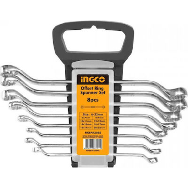 ΠΟΛΥΓΩΝΑ ΣΕΤ 8 ΤΕΜ INGCO (HKSPA3082)