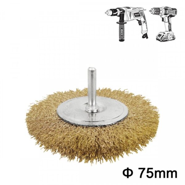 ΣΥΡΜΑΤΟΒΟΥΡΤΣΑ ΜΕ ΑΞΟΝΑ ΓΙΑ ΔΡΑΠΑΝΟ 75mm INGCO (WB40751)